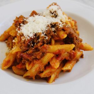 Kids Option – Penne Pasta with Beef Ragu