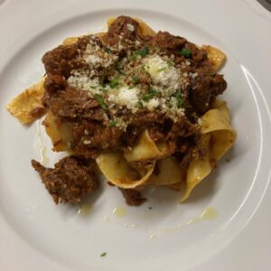 Pappardelle con Ragu di Cinghiale