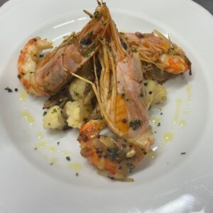 Gamberi e Cavolfiore