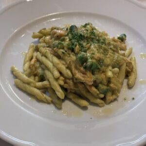 Strozzapreti con Trota e Asparagi
